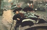 James Tissot The Thames (nn01) France oil painting artist